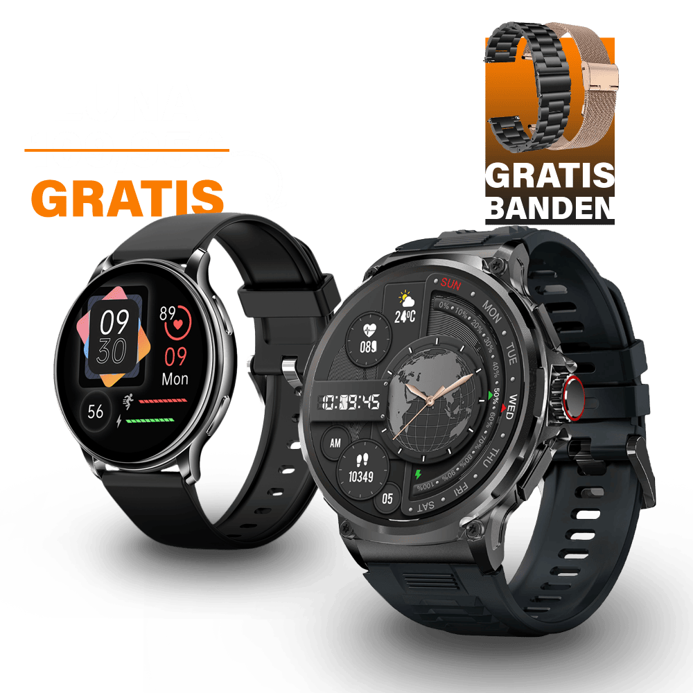 Zeus met Gratis Luna Smartwatch
