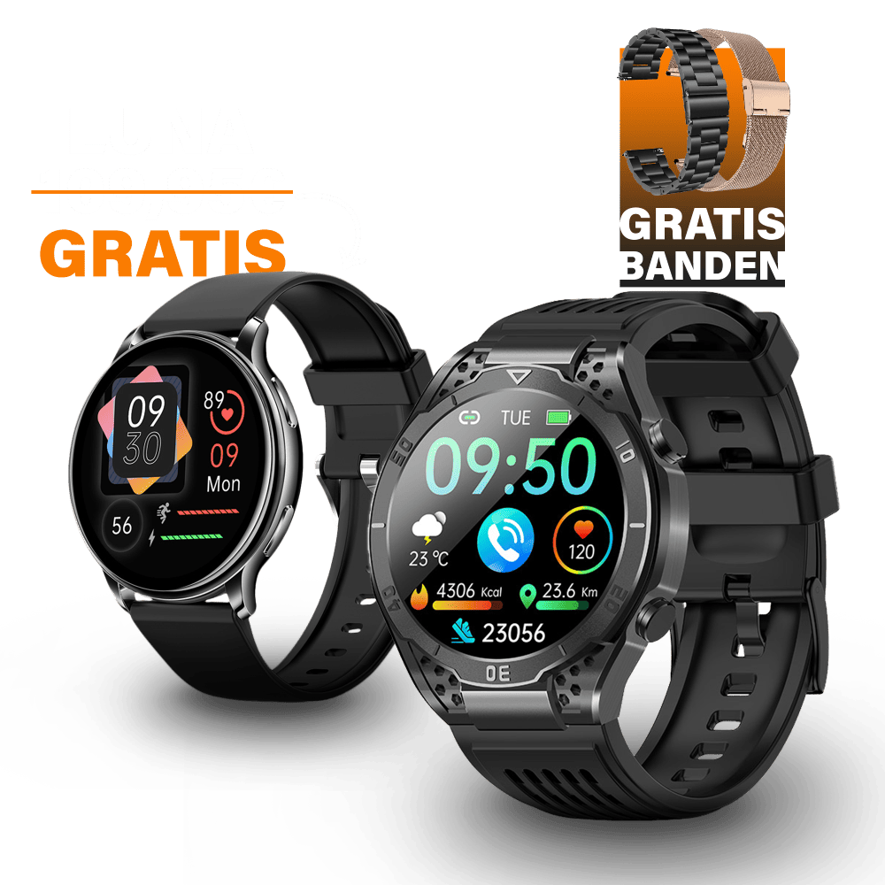 Apollo met Gratis Luna Smartwatch