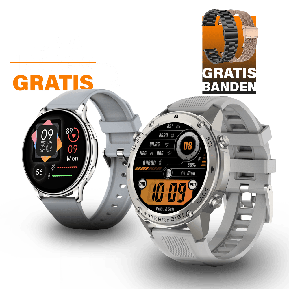 Odin met Gratis Luna Smartwatch