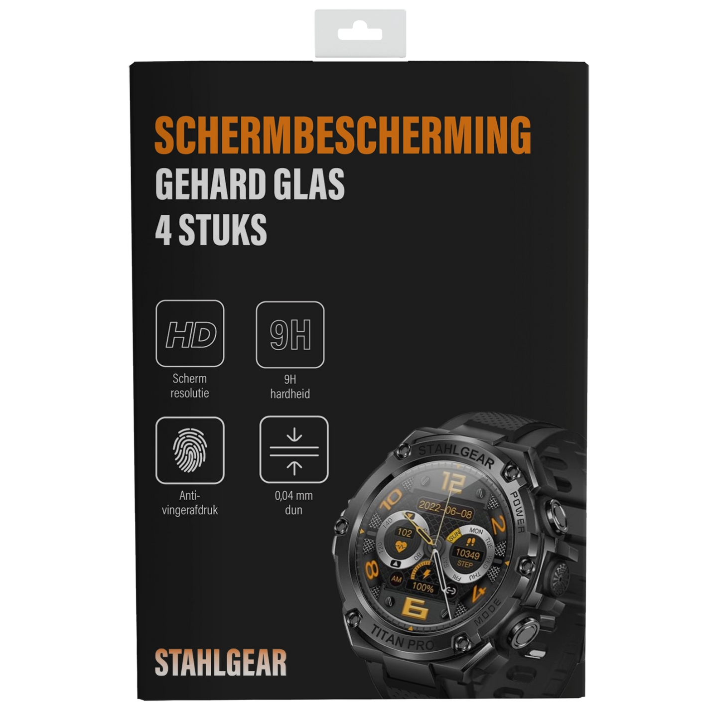4x Schermbescherming - Titan Pro