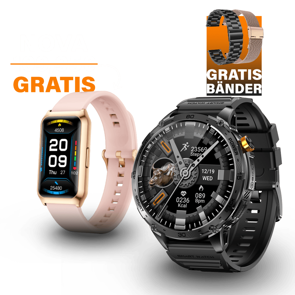 Zeus 2.0 + Gratis Frauen Smartwatch